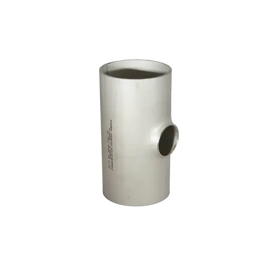 RVS 316TI 1.4571 Lasverloop Teestuk gelast 168,3x3x114,3x3 mm H=143 mm